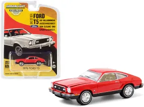 1976 Ford T5 Vermilion Red with Black Bottom Hobby Exclusive 1/64 Diecast Model Car by Greenlight