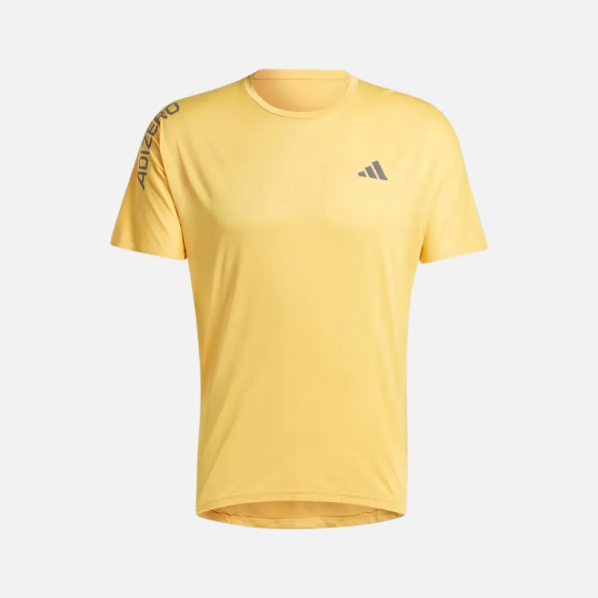 Adidas Adizero Men's Running T-shirt -Semi Spark/Grey Six