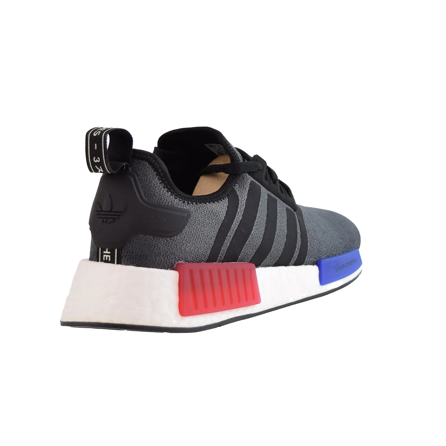 Adidas NMD_R1 Men's Shoes Core Black-Semi Lucid Blue-Glory Red