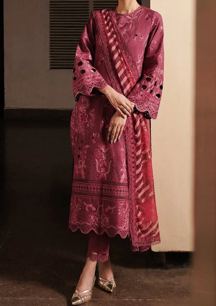 Afrozeh Cordovan Pakistani Luxury Chikankari Lawn