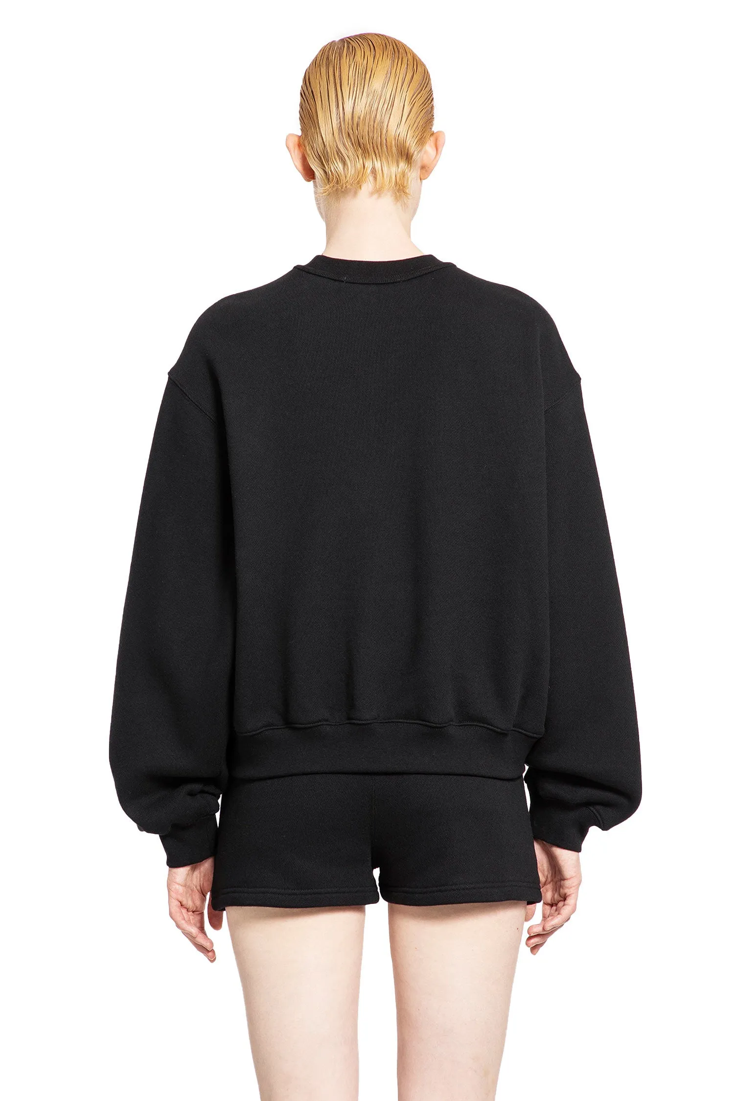 ALEXANDER WANG WOMAN BLACK SWEATSHIRTS