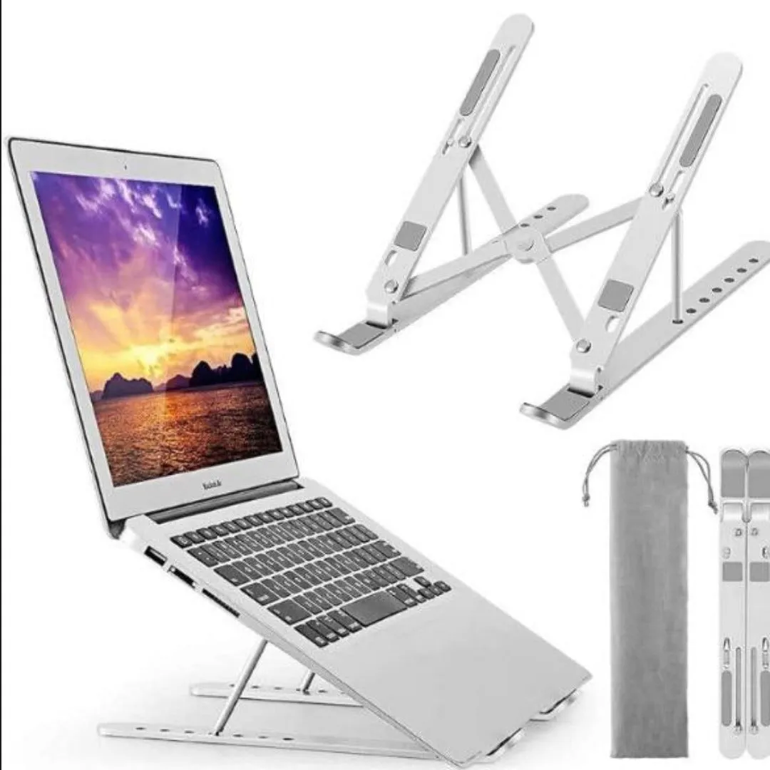 Aluminium Laptop Stand - Silver