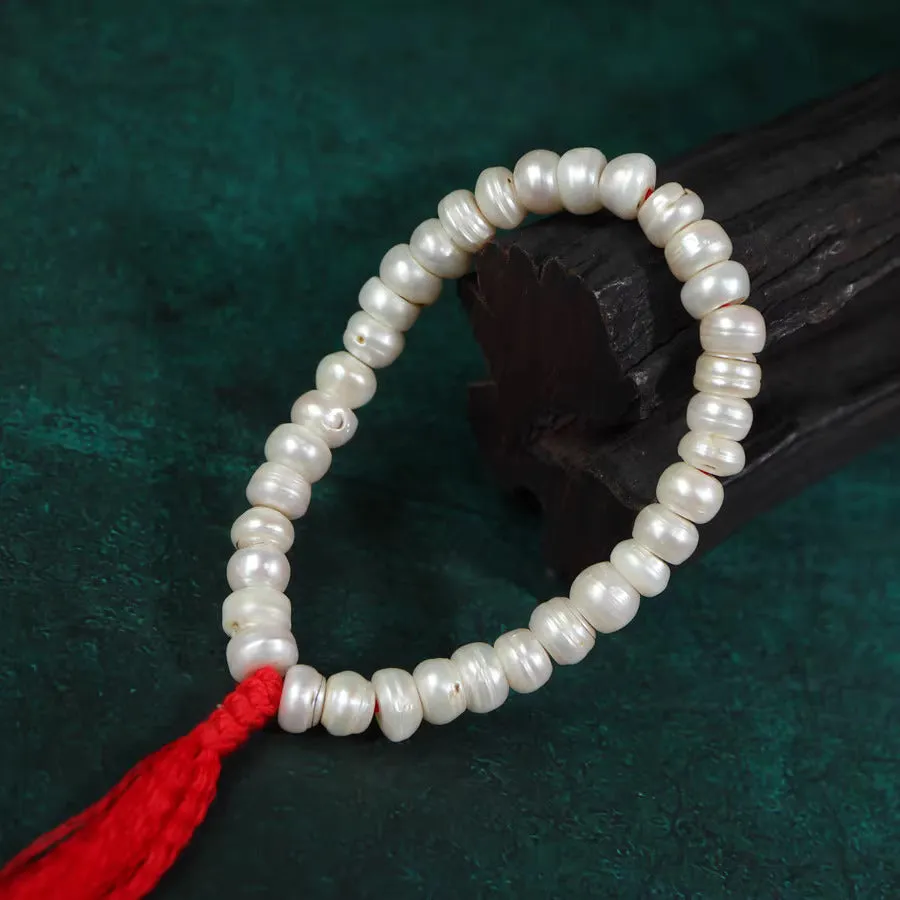 Antique Tibetan Pearl Bead Bracelet