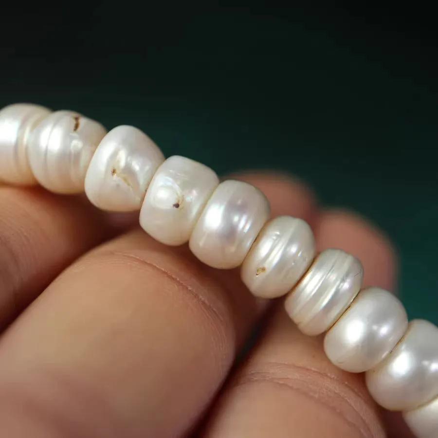 Antique Tibetan Pearl Bead Bracelet