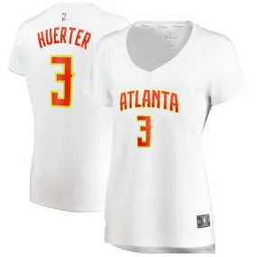 Atlanta Hawks Kevin Huerter Fanatics Branded Replica Fast Break Player Association Jersey Womens - White | Ireland I9692S7