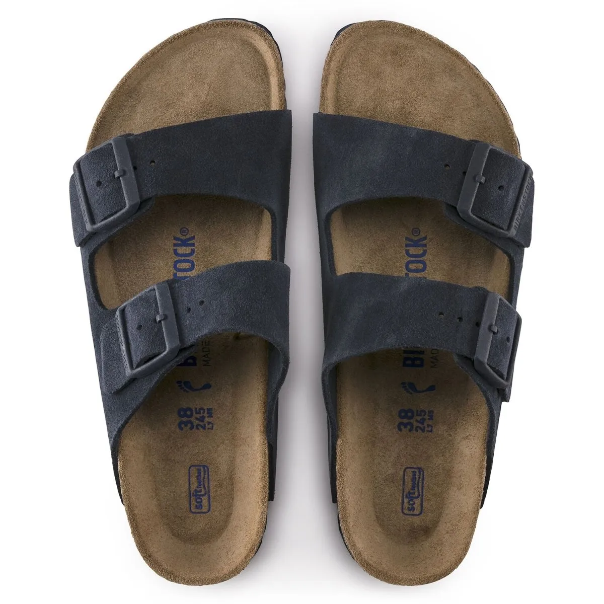 Birkenstock Men's Arizona Navy Suede