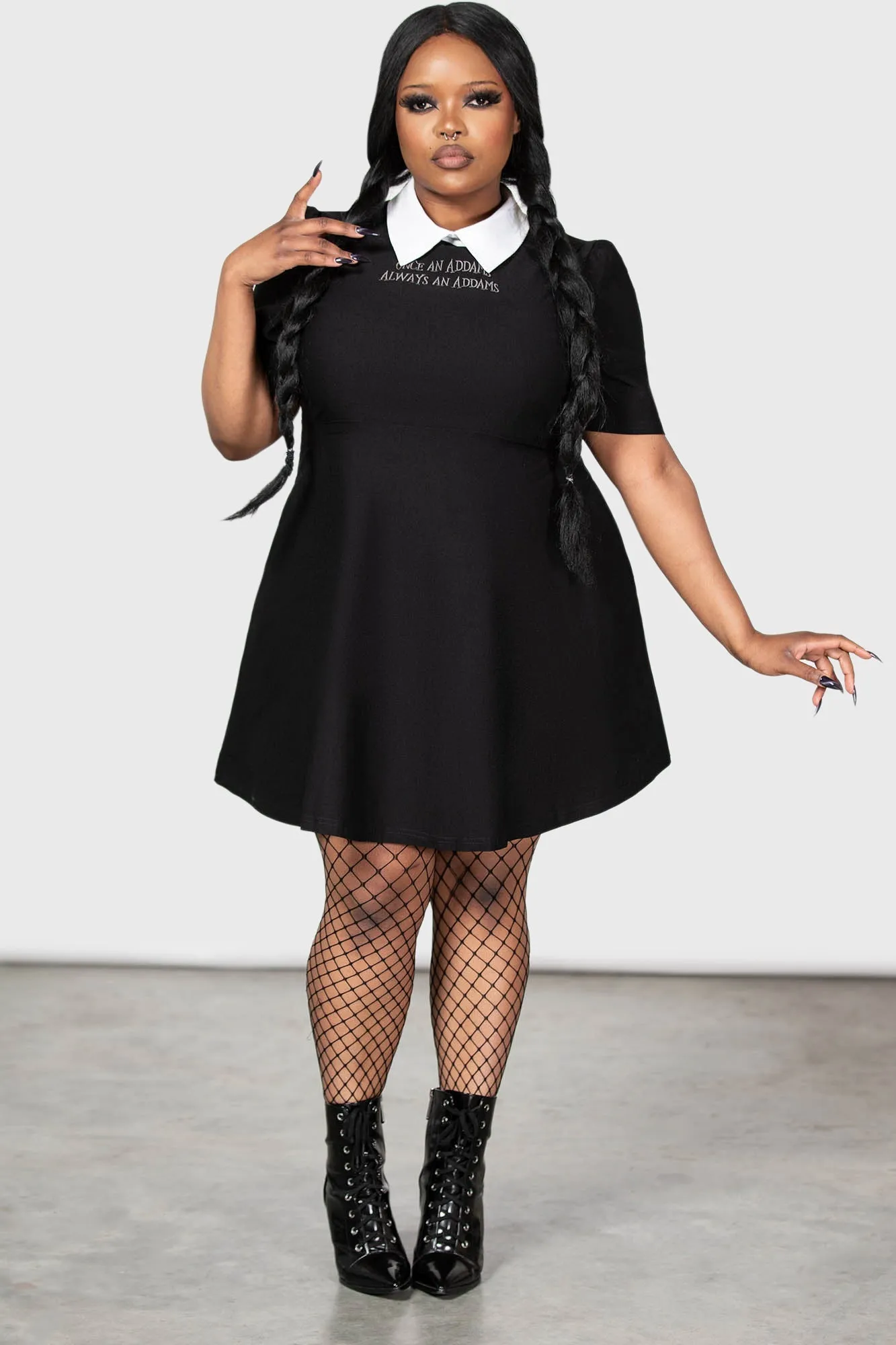 Blackest Heart Skater Dress [PLUS]