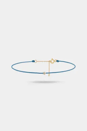 Blue Astral Cord Bracelet in Diamond