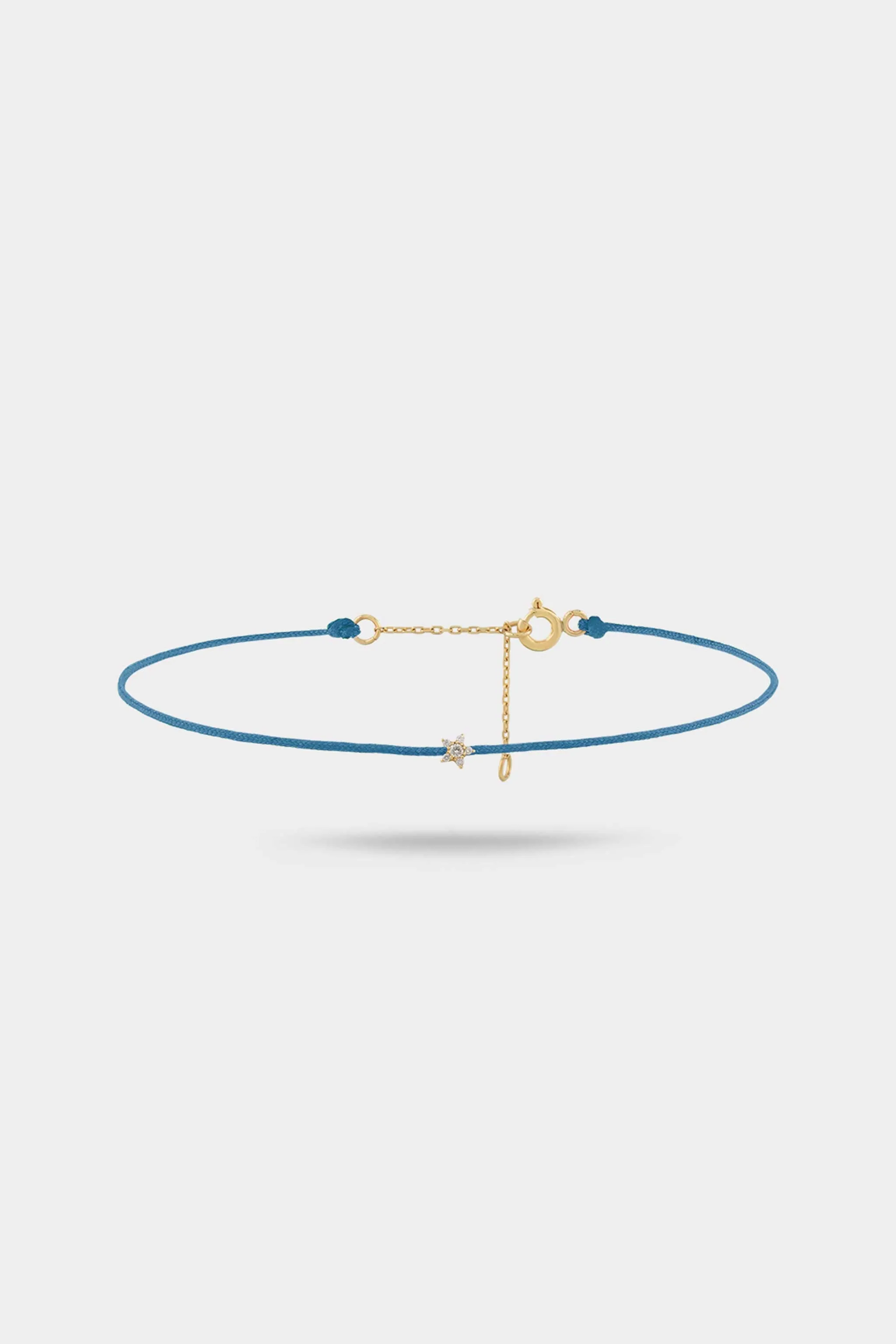 Blue Astral Cord Bracelet in Diamond