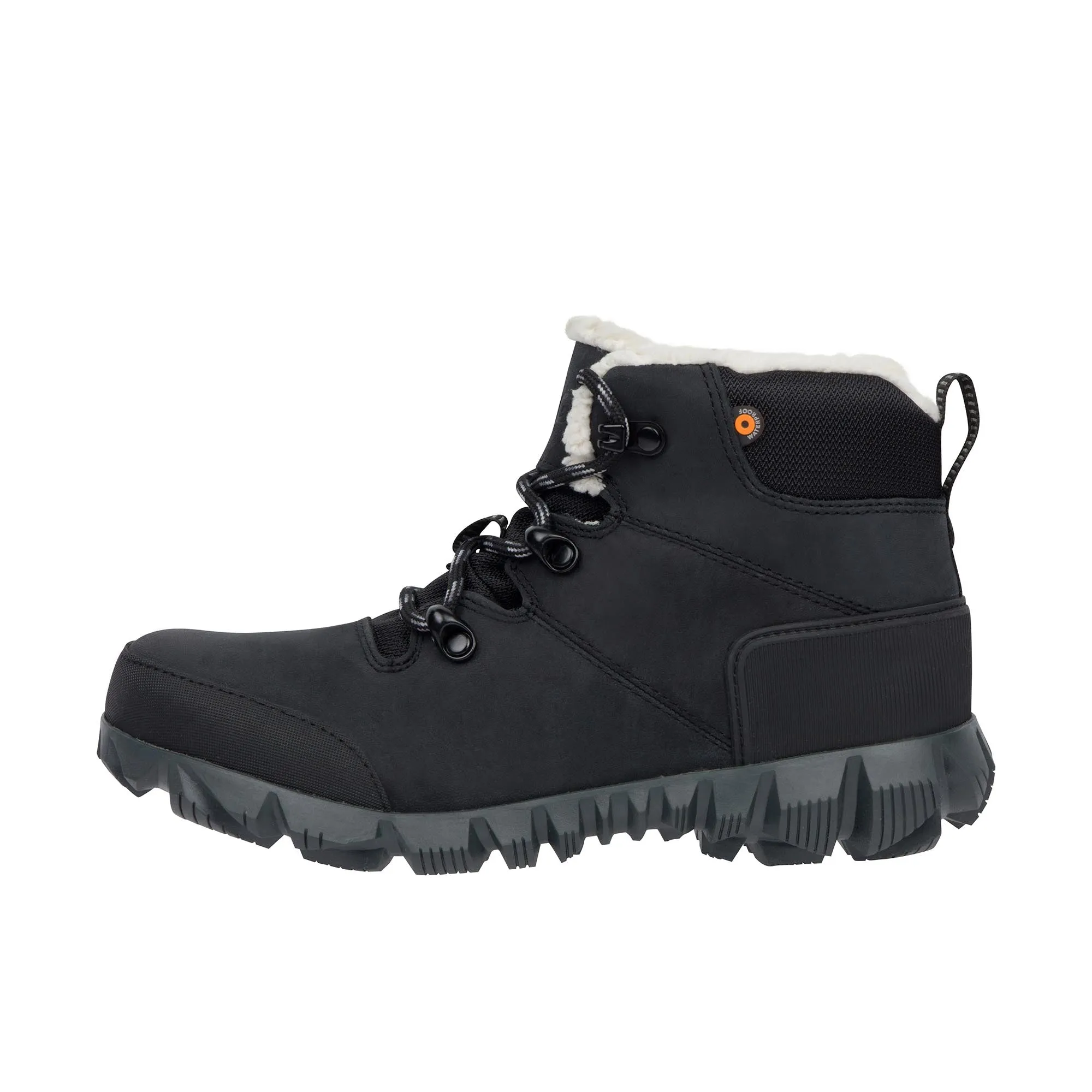 Bogs Womens Arcata Urban Leather Mid Black