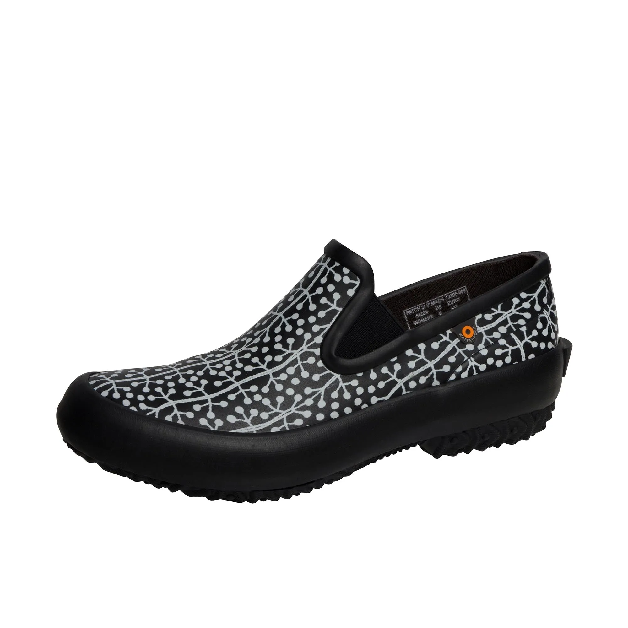 Bogs Womens Patch Slip On Madhukar Black Multi