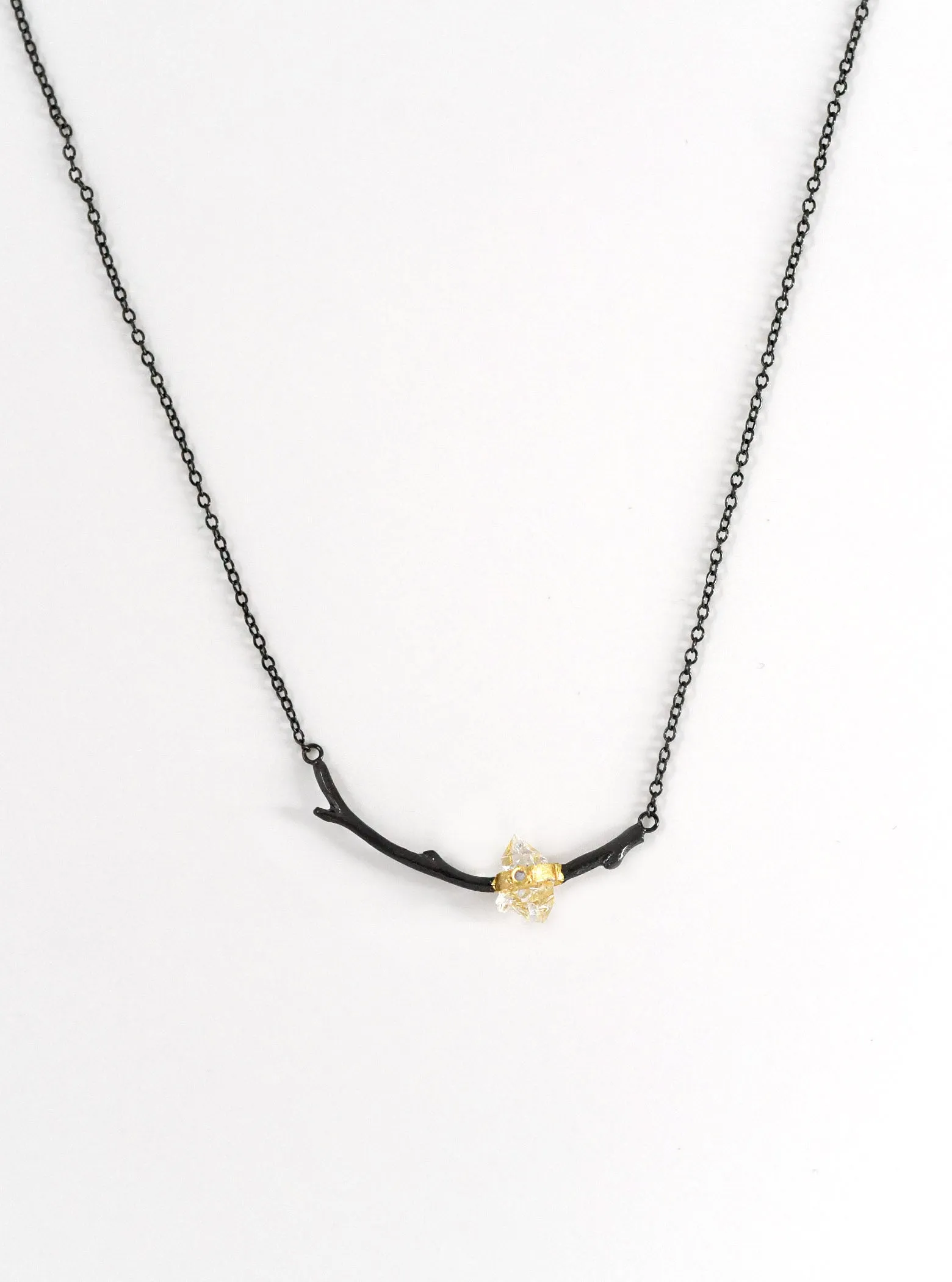 Branch Herkimer Diamond Necklace