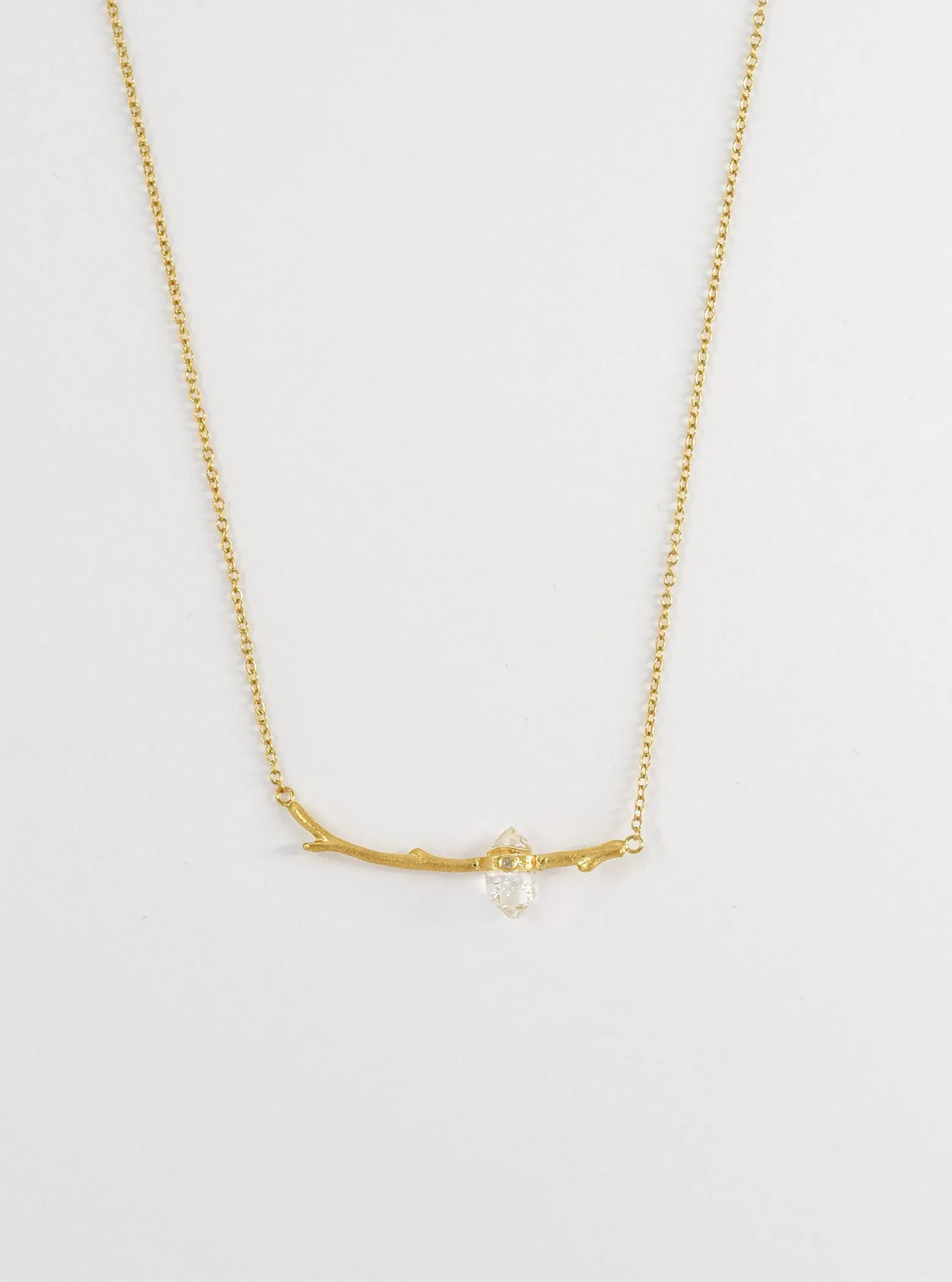 Branch Herkimer Diamond Necklace