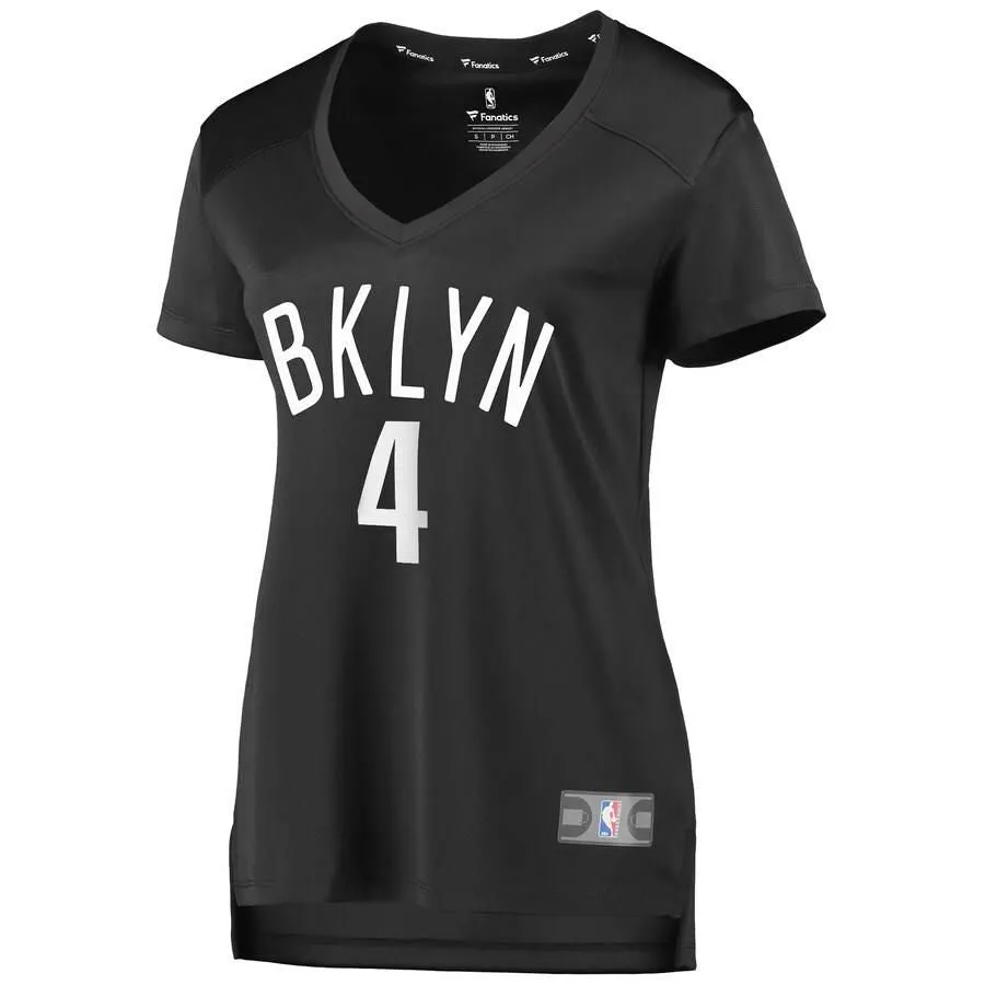 Brooklyn Nets Henry Ellenson Fanatics Branded Fast Break Player Statement Jersey Womens - Dark Grey | Ireland L1910L6