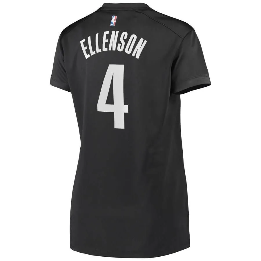 Brooklyn Nets Henry Ellenson Fanatics Branded Fast Break Player Statement Jersey Womens - Dark Grey | Ireland L1910L6