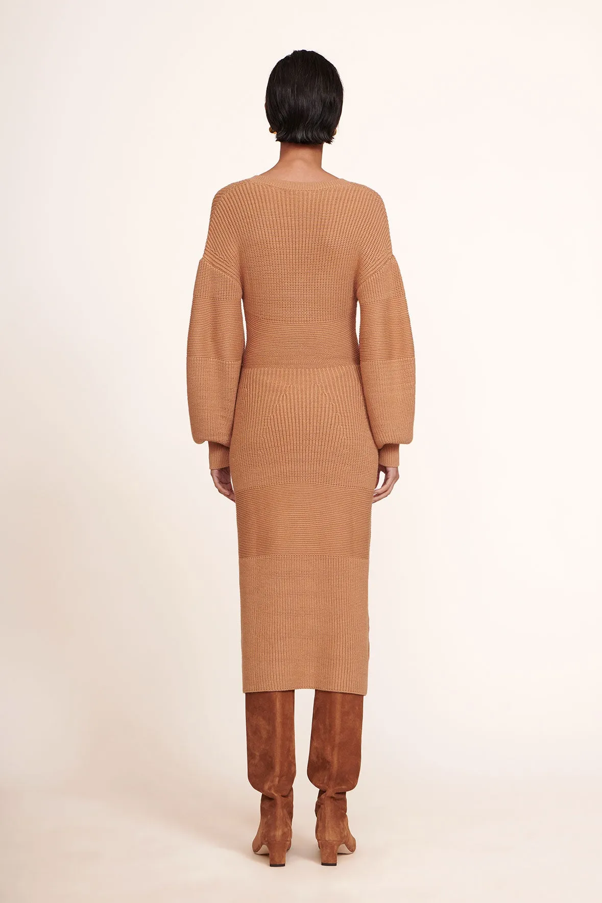 CARNATION DRESS | CAMEL