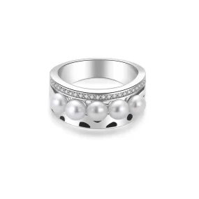 Cheetah Print Pearl Ring WR00263 | SAFARI