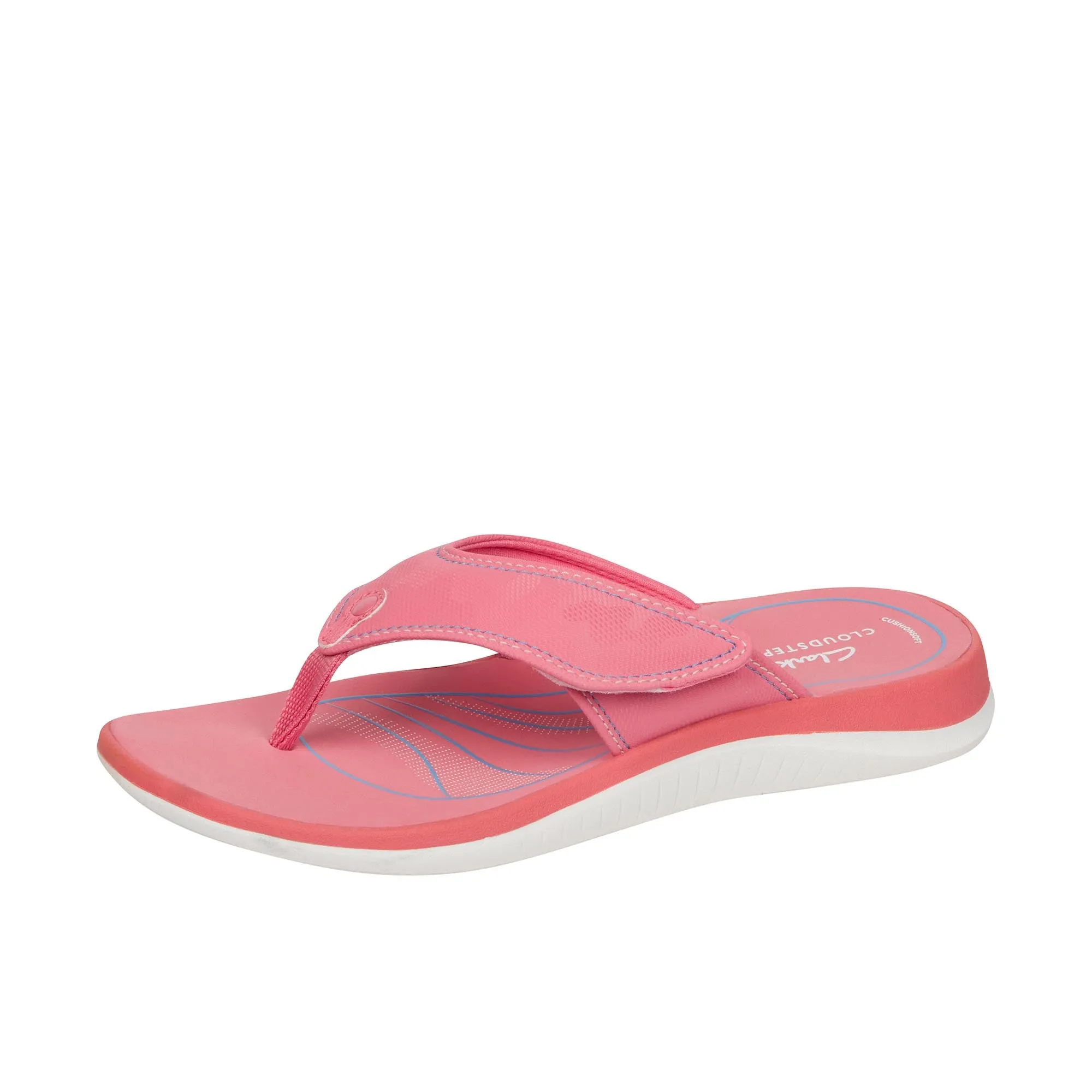 Clarks Womens Glide Post Strawberry