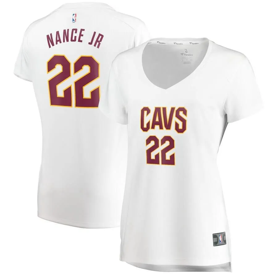 Cleveland Cavaliers Larry Nance Jr. Fanatics Branded Replica Fast Break Player Association Jersey Womens - White | Ireland M8311I8