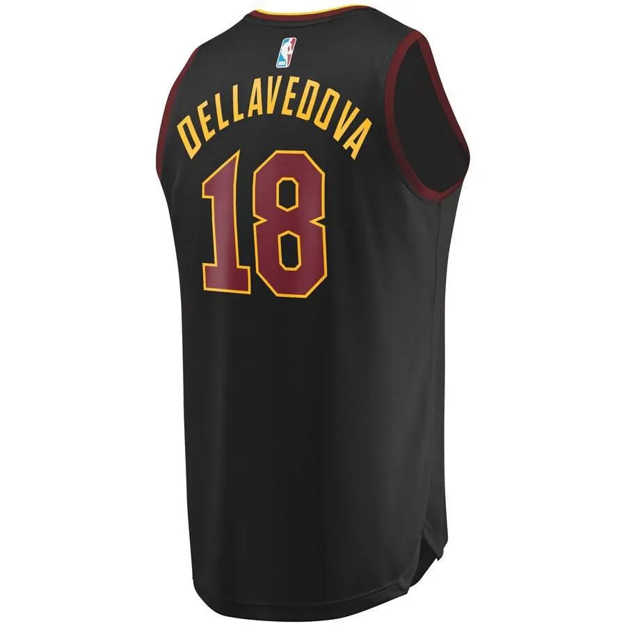 Cleveland Cavaliers Matthew Dellavedova Fanatics Branded Replica Fast Break Player Statement Jersey Kids - Black | Ireland I5901O5