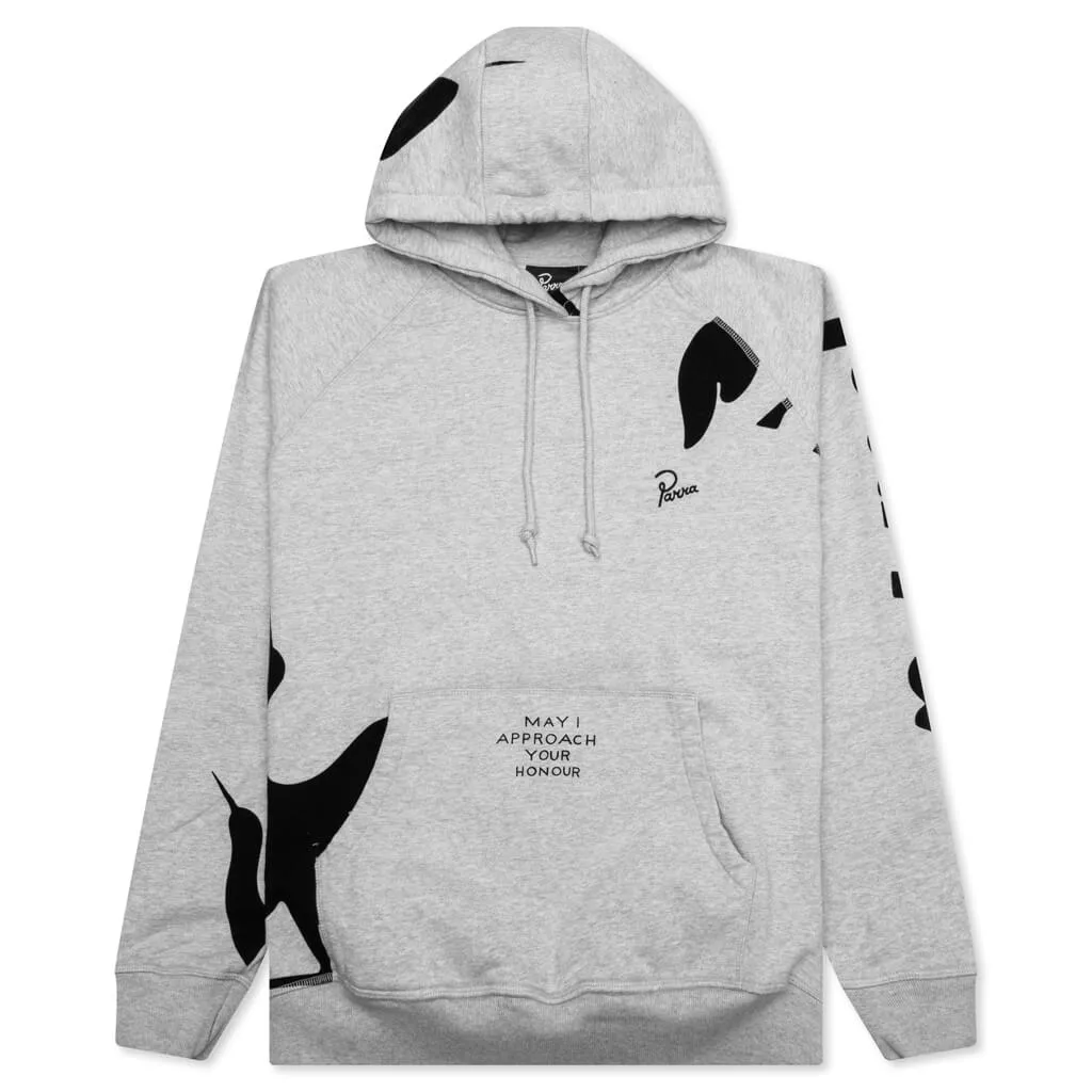 Clipped Wings Hooded Sweatshirt - Heather Grey