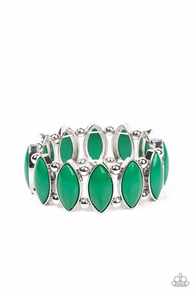 Cry Me a Rivera Green Bracelet - Paparazzi Accessories