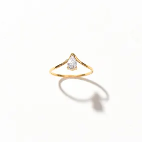 Daria Statement Teardrop Ring