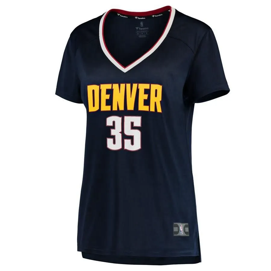 Denver Nuggets P.J. Dozier Fanatics Branded Fast Break Player Icon Jersey Womens - Navy | Ireland Q1254M5