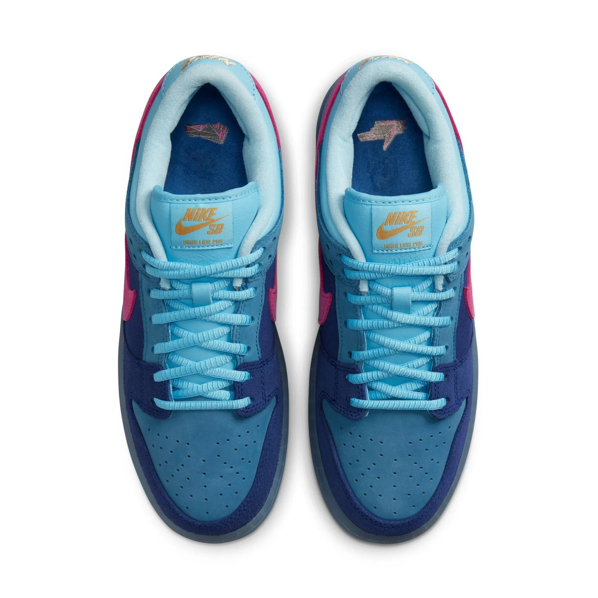 DUNK LOW X RUN THE JEWELS DEEP ROYAL BLUE / ACTIVE PINK - BLUE CHILL