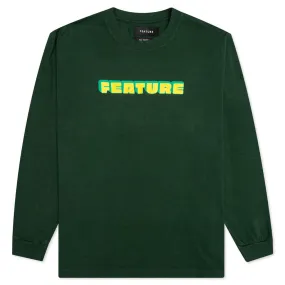 Fea-Tendo L/S Tee - Dark Green