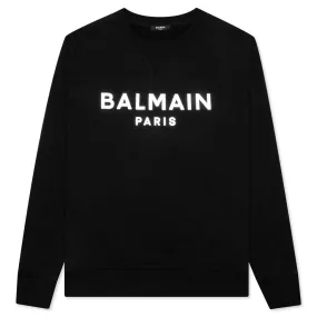 Foil Sweatshirt - Noir/Argent