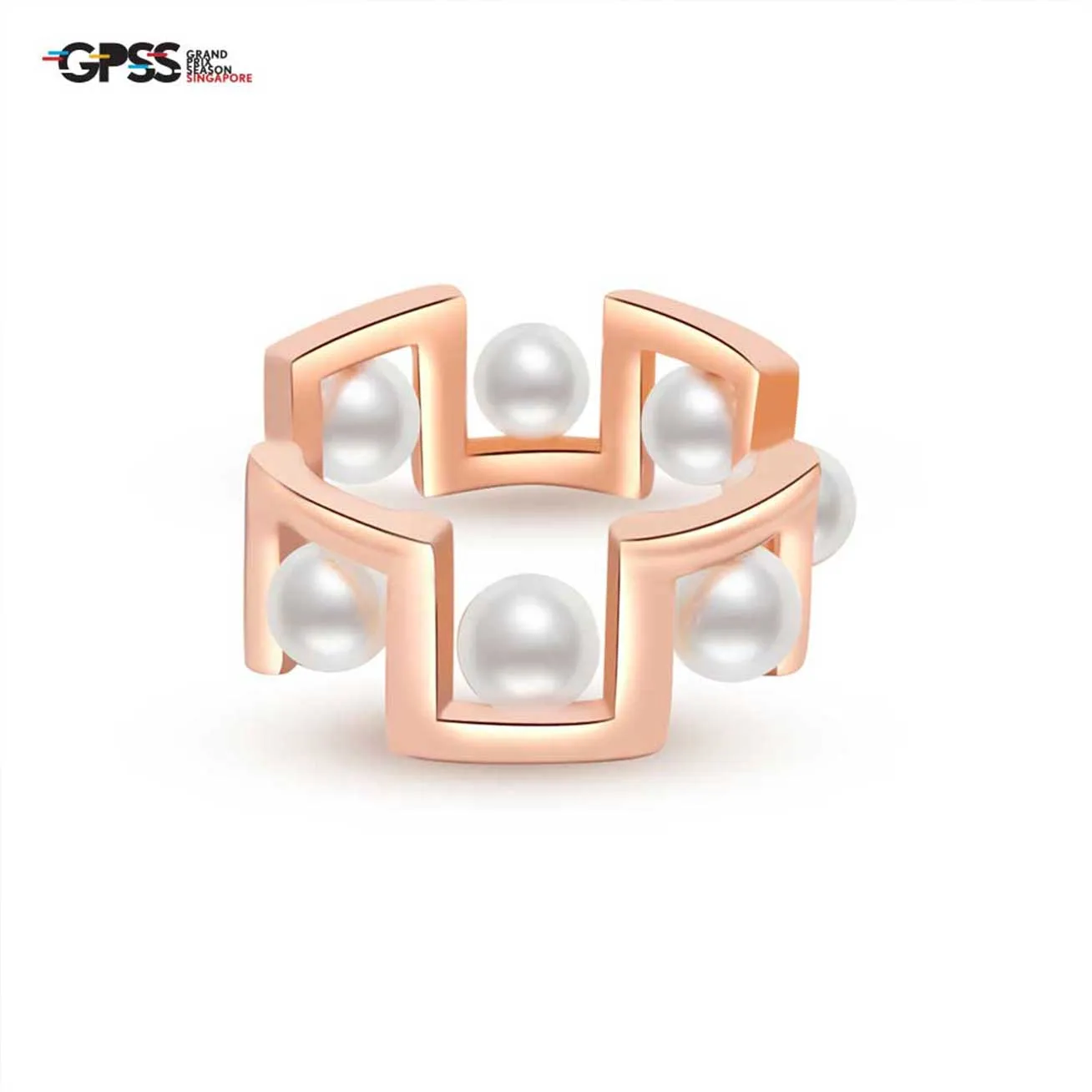 Grand Prix Season Singapore Formula One Freshwater Pearl Ring WR00168 | New Yorker