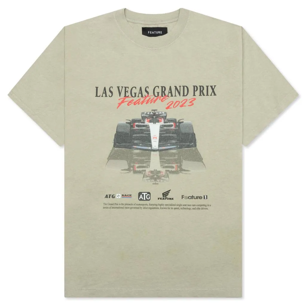 Grand Prix Tee - Oil Green