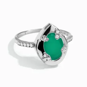 Green Onyx Ring - Hot And Heavenly