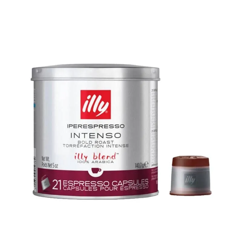 Illy iperEspresso Capsules Intenso - 21 Capsules (Case of 6)