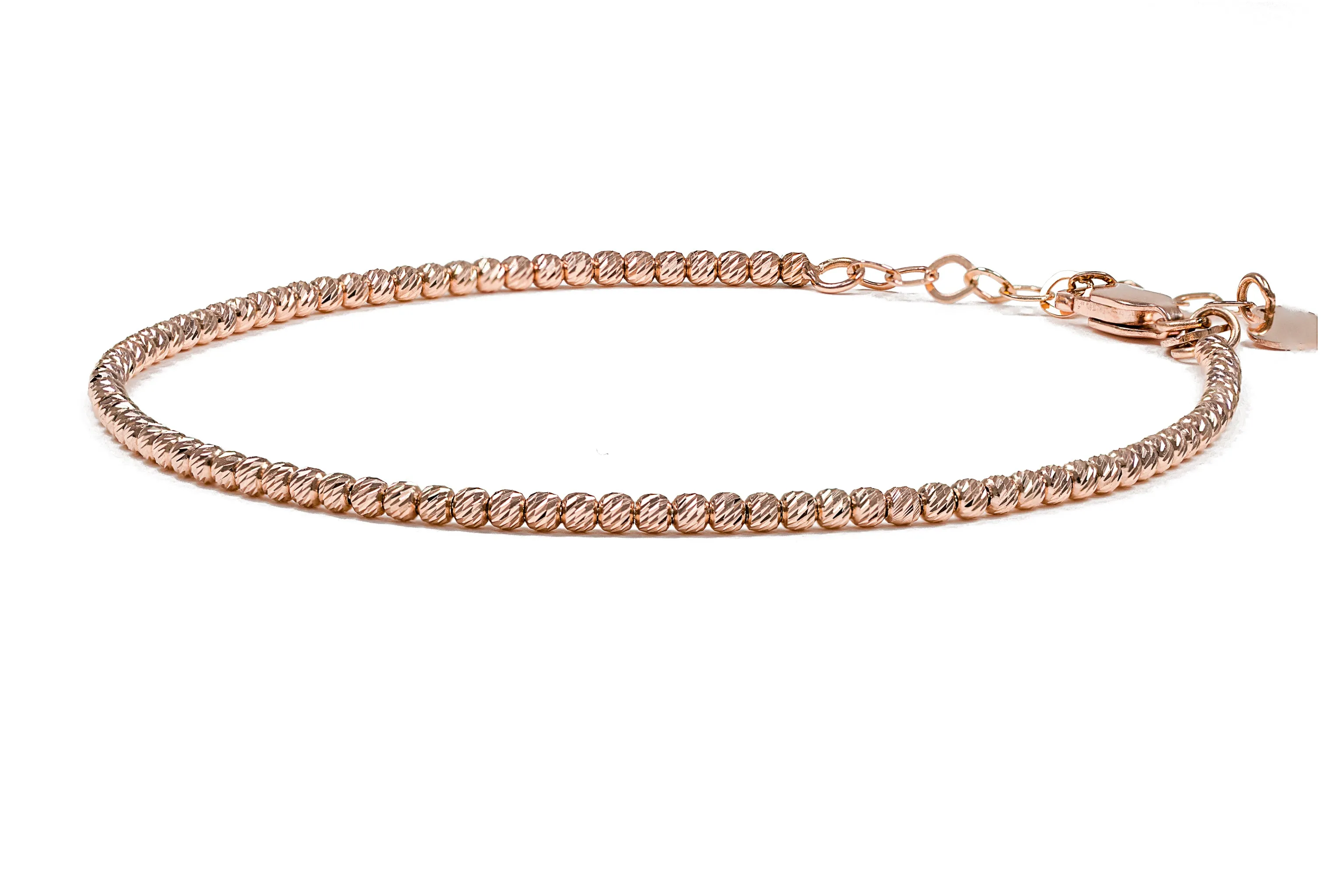 J.E.T. Diamond Cut Bracelet in 14K Rose Gold - Classic Small Model