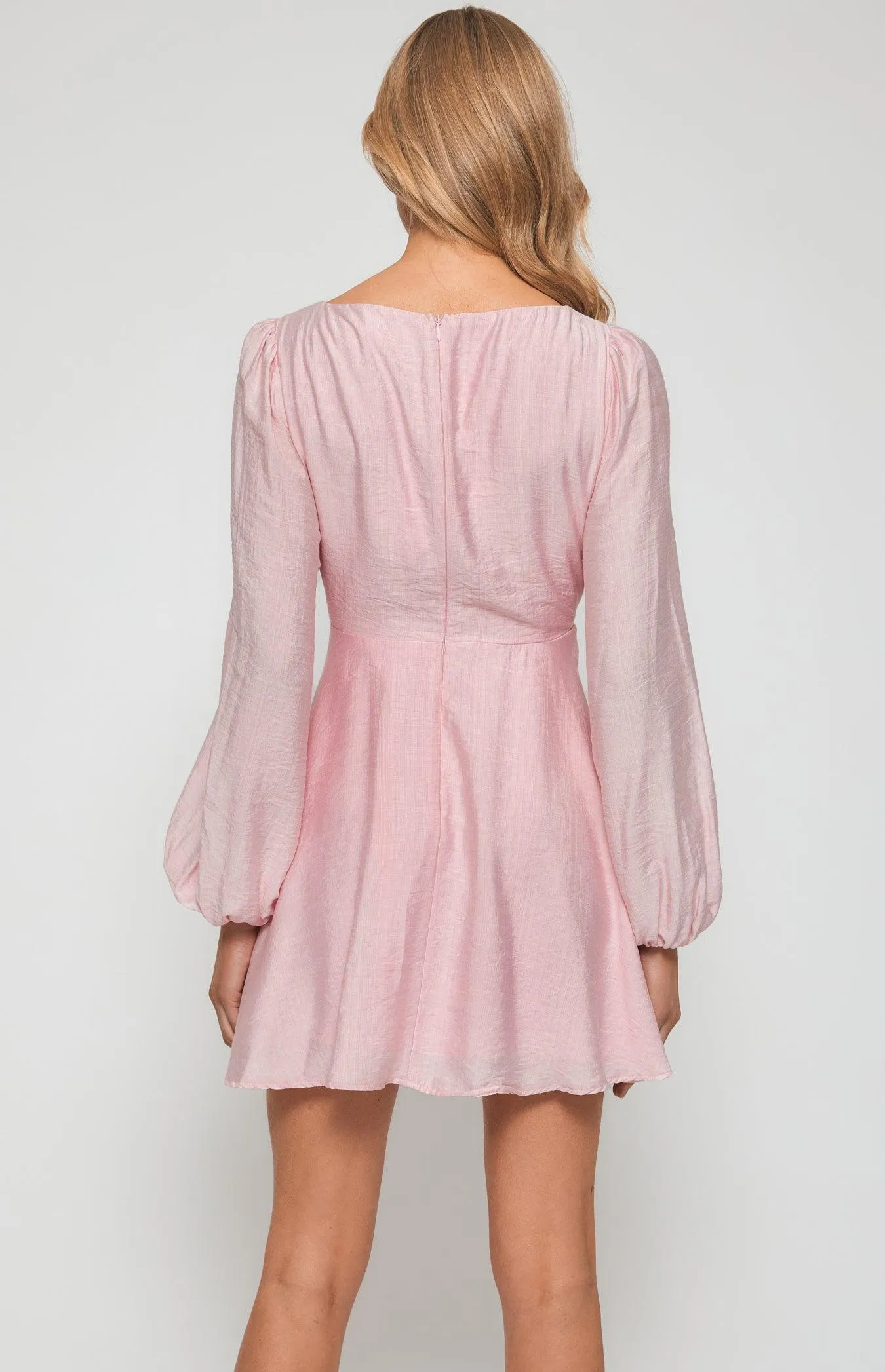 Jina Mini Dress -  Pink