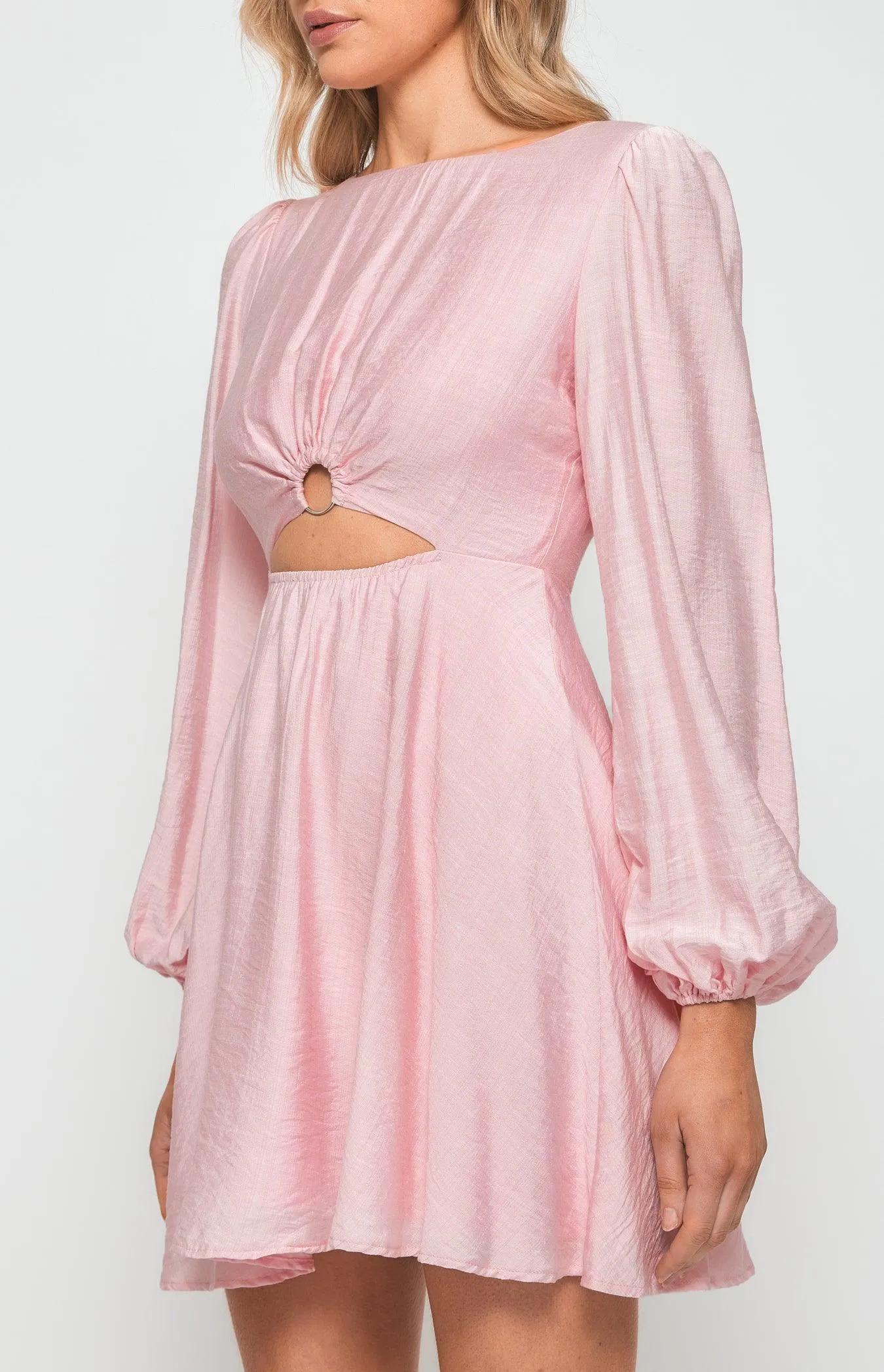 Jina Mini Dress -  Pink