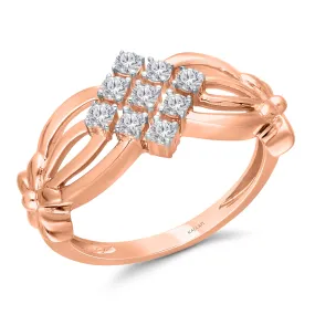 Kallati Diamond Eternal Ring in 14K Rose Gold