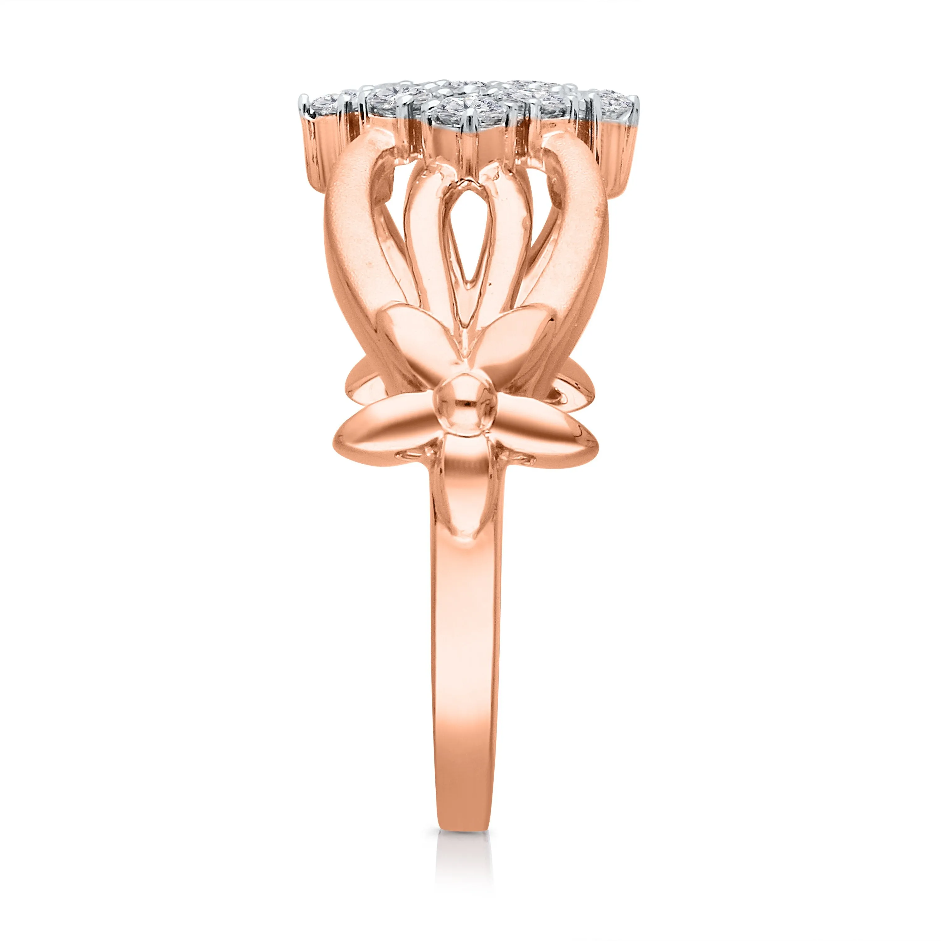 Kallati Diamond Eternal Ring in 14K Rose Gold