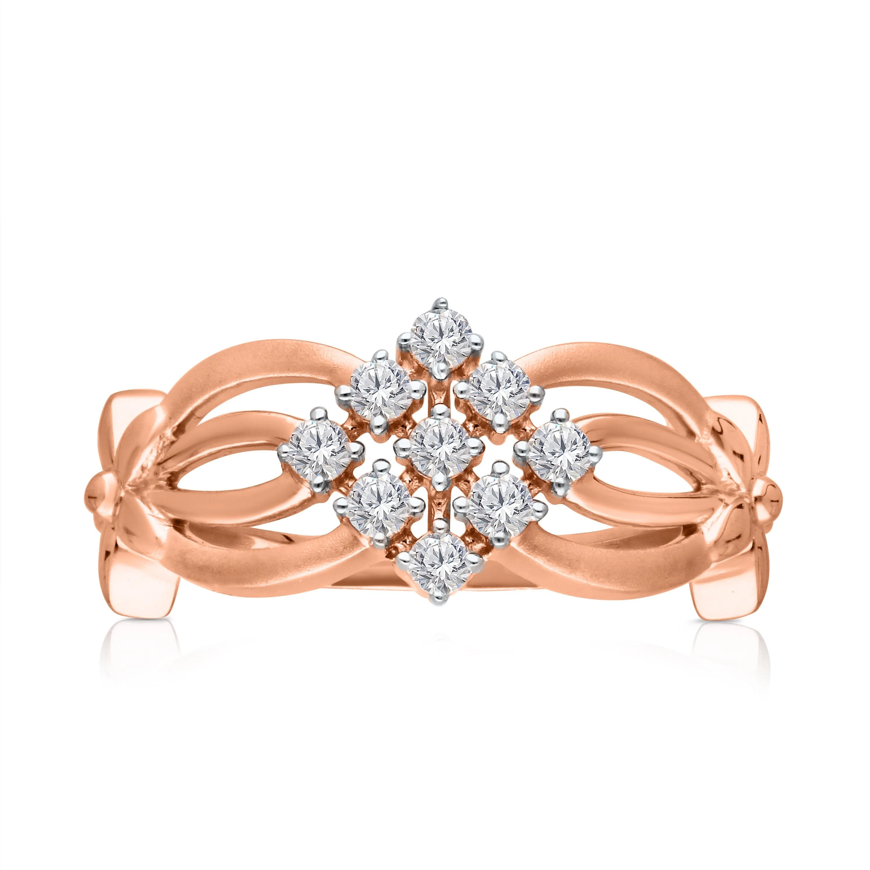 Kallati Diamond Eternal Ring in 14K Rose Gold