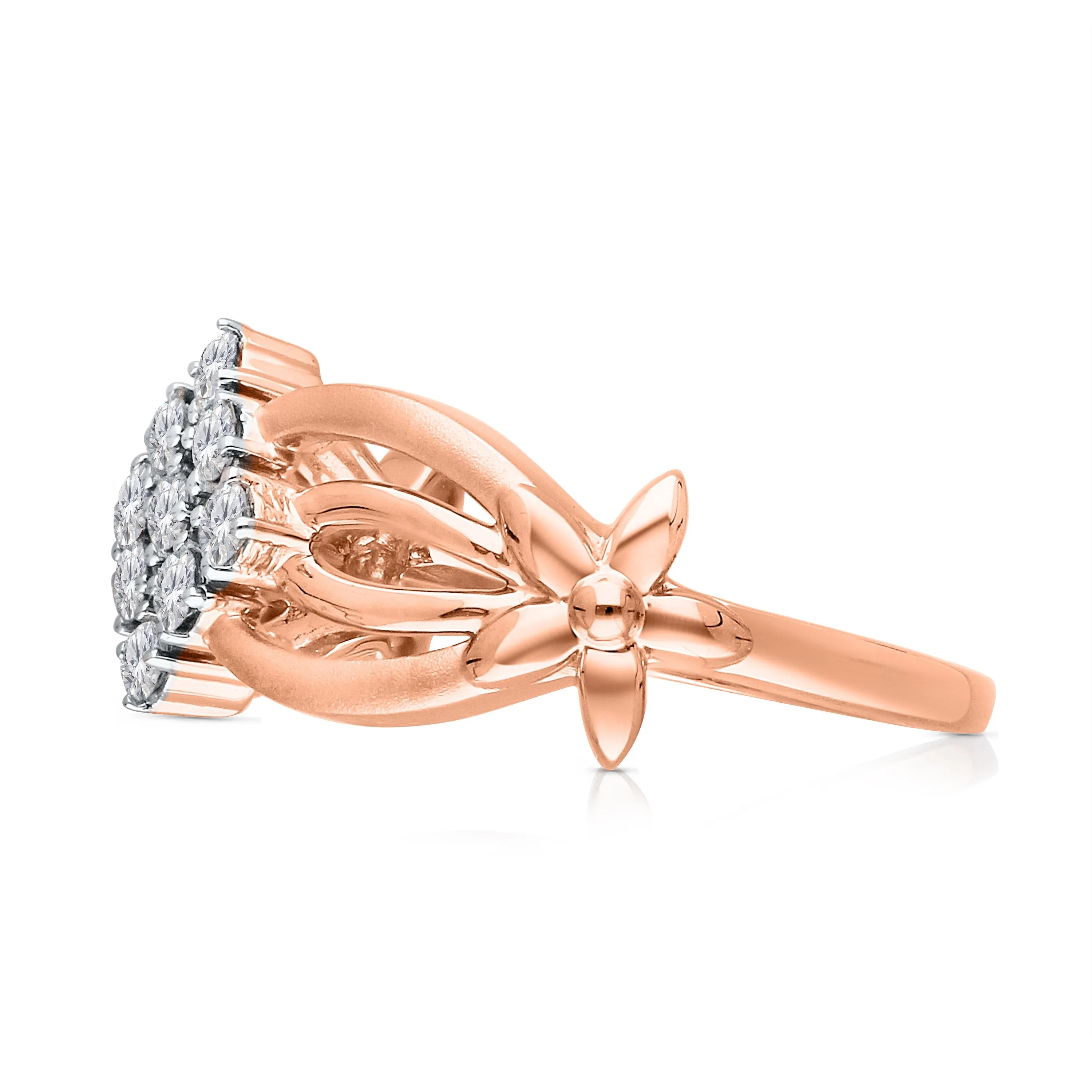 Kallati Diamond Eternal Ring in 14K Rose Gold