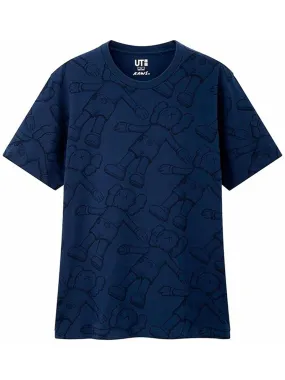 KAWS x Uniqlo All Over Holiday Print Tee (US Sizing) Blue