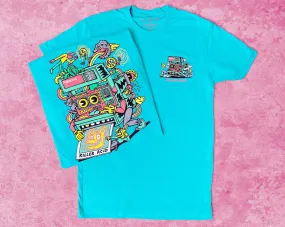 Killer Acid x Polaroid Teal Tee