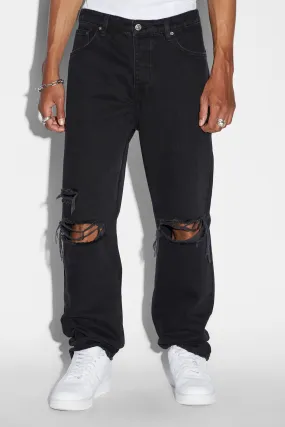 Ksubi Anti K Trashed Jeans - Black