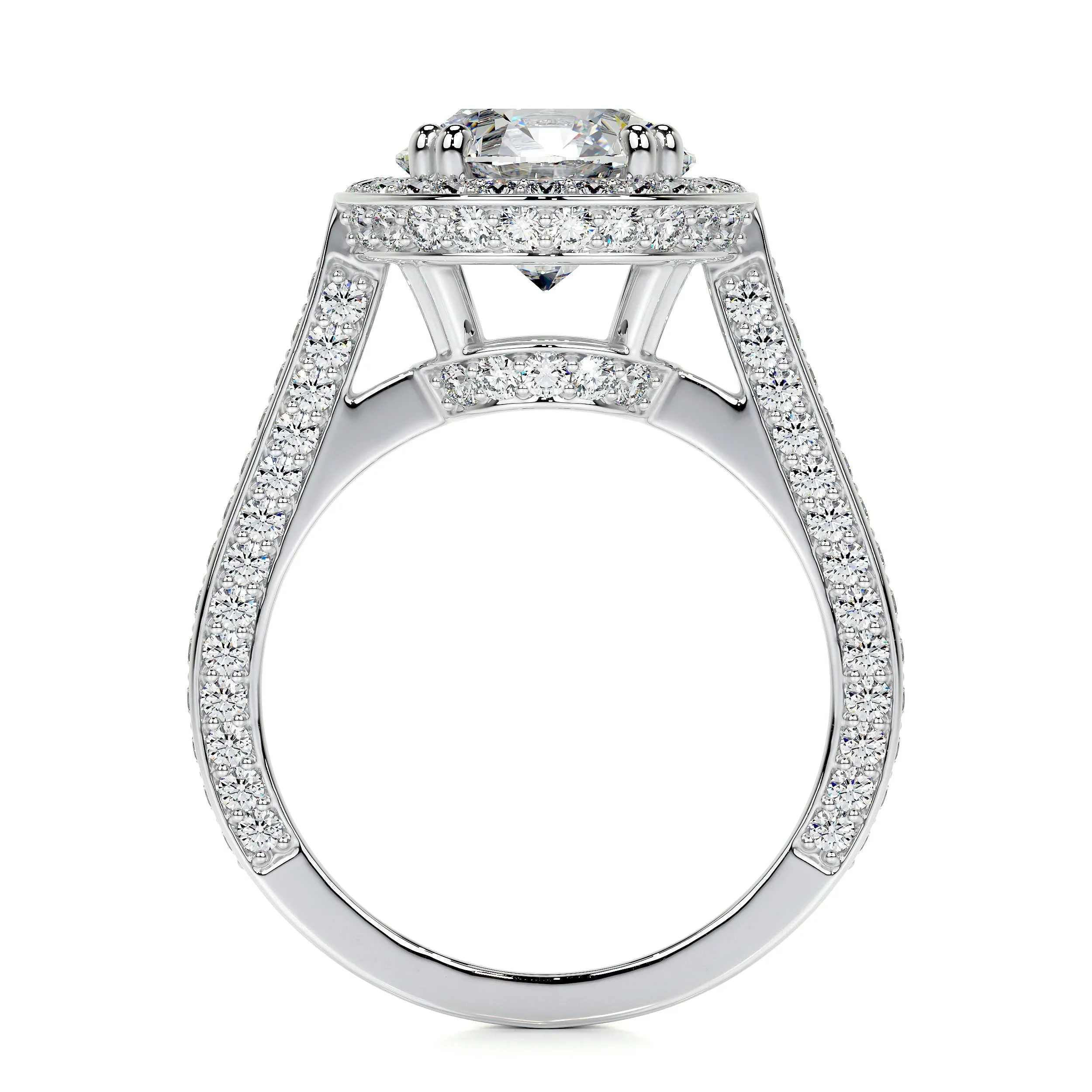 Lynn Lab Grown Diamond Ring -14K White Gold