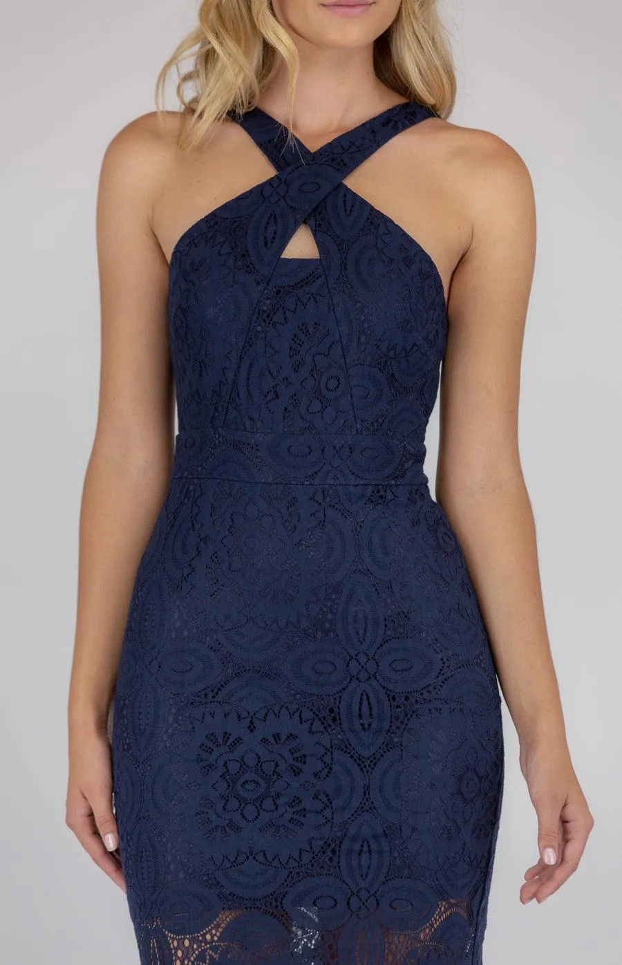 Malenie Dress In Navy