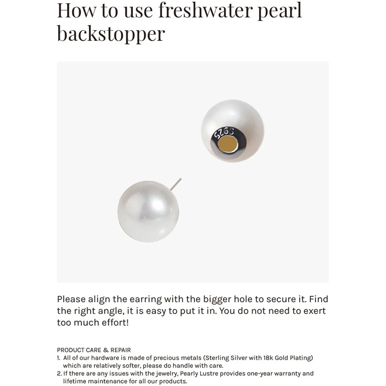 New Yorker Freshwater Pearl Earrings WE00316