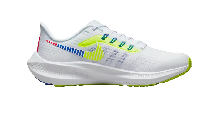 Nike boys unisex running shoe Air Zoom Pegasus 39 NN GS DM4015-100 white-yellow-blue