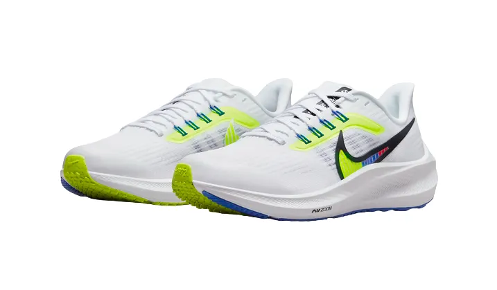 Nike boys unisex running shoe Air Zoom Pegasus 39 NN GS DM4015-100 white-yellow-blue